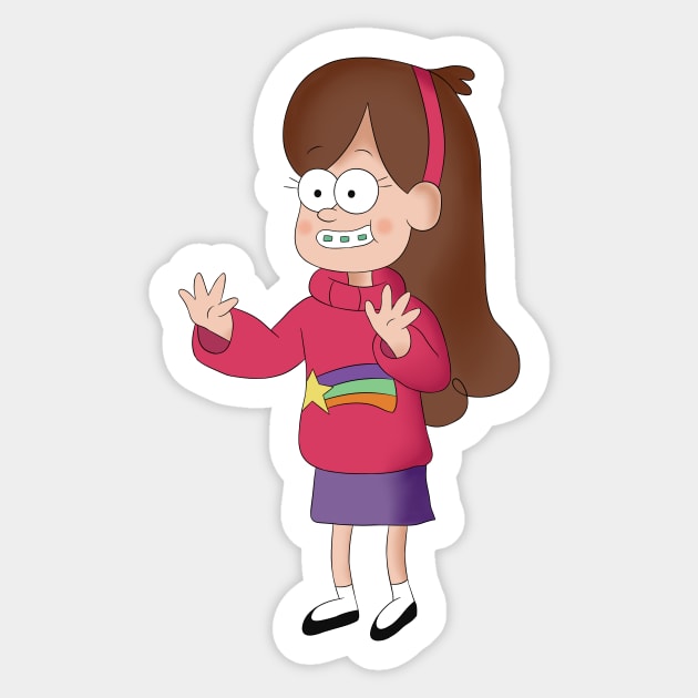 Mabel Pines (Gravity Falls) Sticker by Sylverstone Khandr